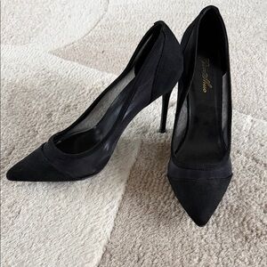 Amazon Black Pointed Stiletto Heels - Women's Dress Pumps